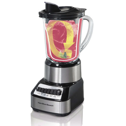 700-Watt Multi-Function Kitchen Countertop Blender with Glass Pitcher - 14 Blending Functions and Mess-Free Pour Lid