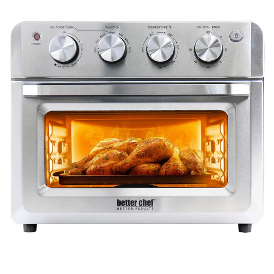 Better Chef Do-It-All 20L Convection Air Fryer Toaster Broiler Oven | Silver