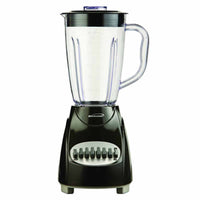 Brentwood 12-Speed Blender with Plastic Jar in Black - Make Delicious Smoothies and Meals with Ease - High Quality and Easy to Use