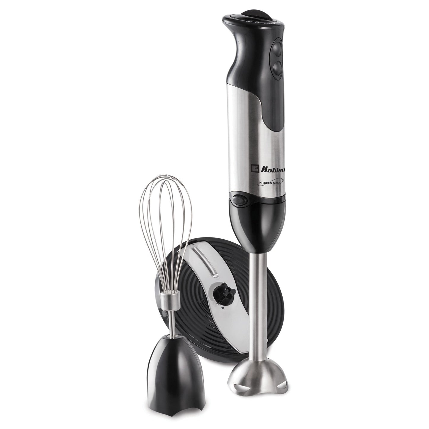 Koblenz BKM-800 IN 800-Watt 2-Speed Kitchen Magic Collection Immersion Mixer - Versatile, Powerful, and Easy to Clean