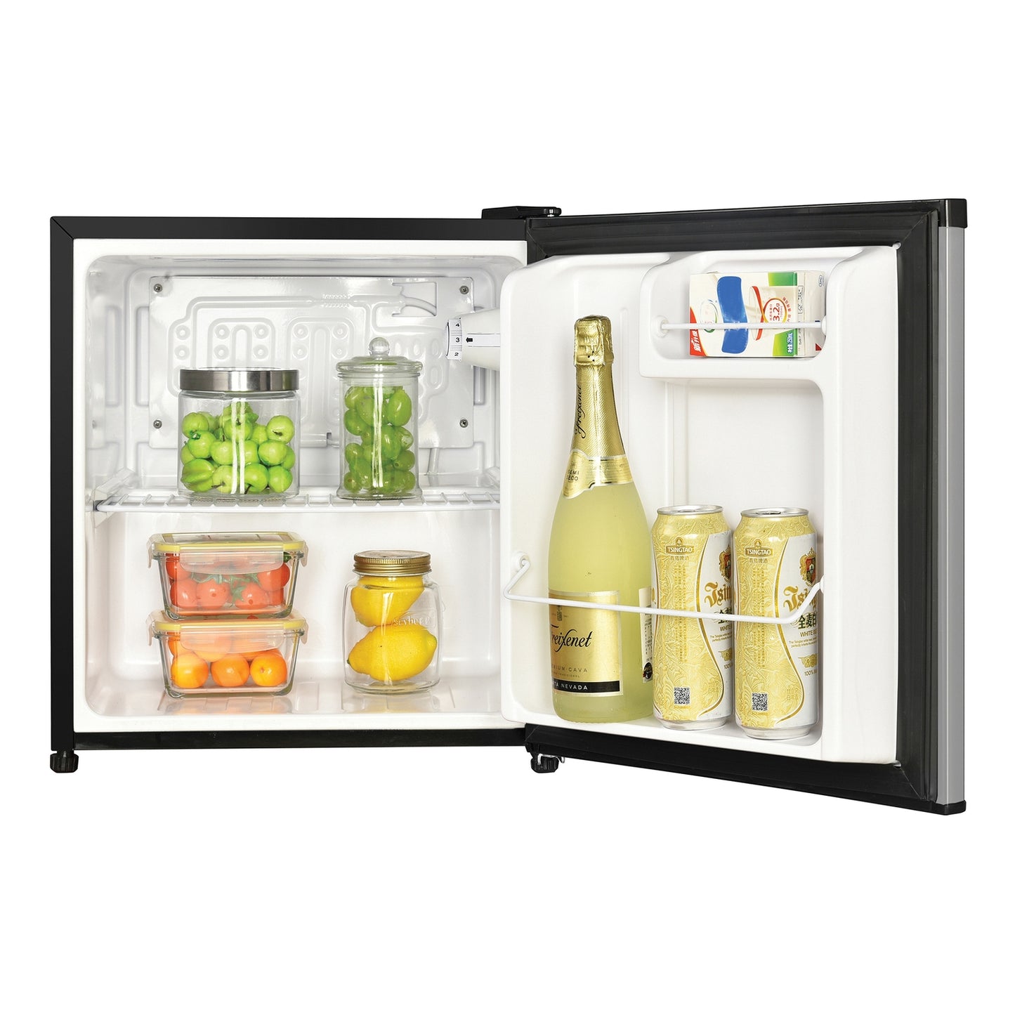 Magic Chef MCAR170STE 1.7-Cu.-Ft. 90-Watt Stainless Steel Mini Refrigerator