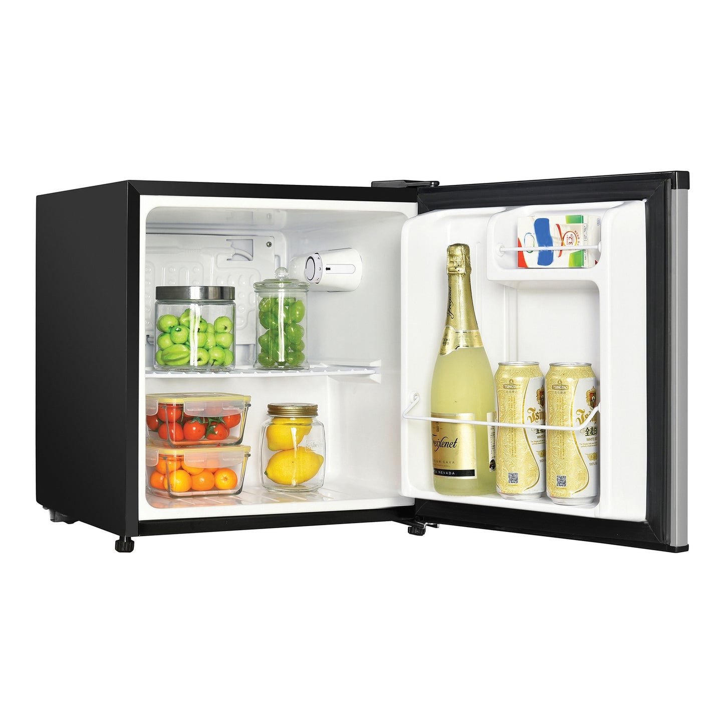 Magic Chef MCAR170STE 1.7-Cu.-Ft. 90-Watt Stainless Steel Mini Refrigerator
