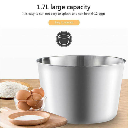7-speed Automatic Mixer Hand-held Electric Food Mixers Egg Beater UK Plug Black