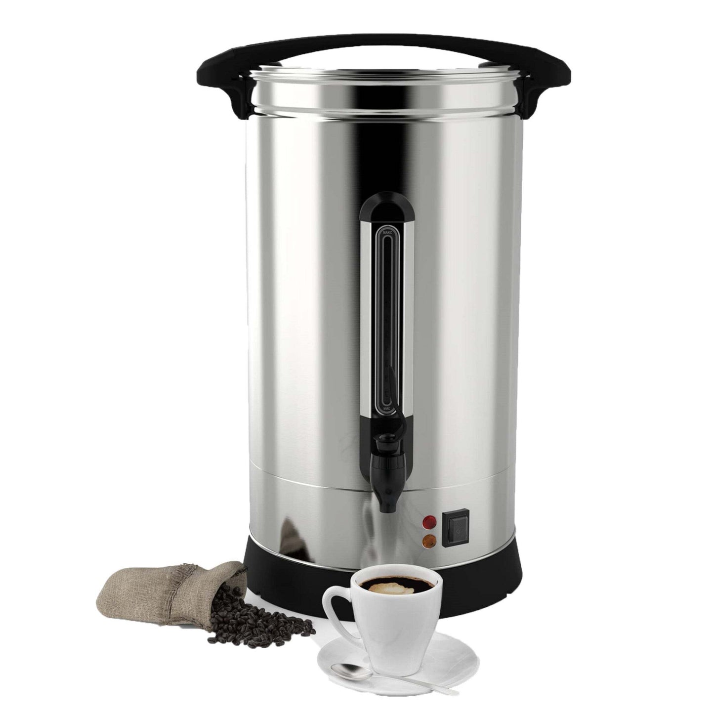 US GARVEE 14L Commercial Coffee Maker 100 Cup Quick Brewing Large Coffee Urn