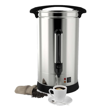 US GARVEE 14L Commercial Coffee Maker 100 Cup Quick Brewing Large Coffee Urn