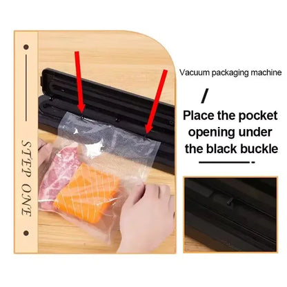 2025 Vacuum Sealant Packaging Machine Food Vacuum Sealant Small Portable Household Fruit And Vegetable Vacuum Machine Vacuum Bag