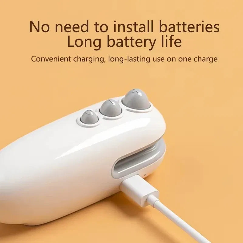Color: WHITE - XIAOMI Mini Sealing Machine Handheld Heated Portable USB Recharge Food Bag Sealer Household Magnetic Packaging Cut Seal Dual Use