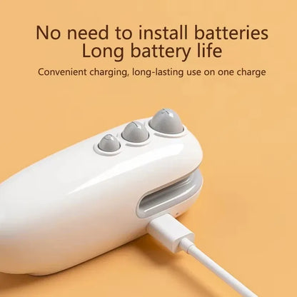 Color: WHITE - XIAOMI Mini Sealing Machine Handheld Heated Portable USB Recharge Food Bag Sealer Household Magnetic Packaging Cut Seal Dual Use