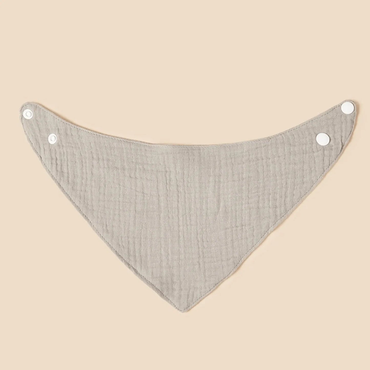 7-Piece Baby Soft Cotton Bibs - Mealtime Messes Solution!