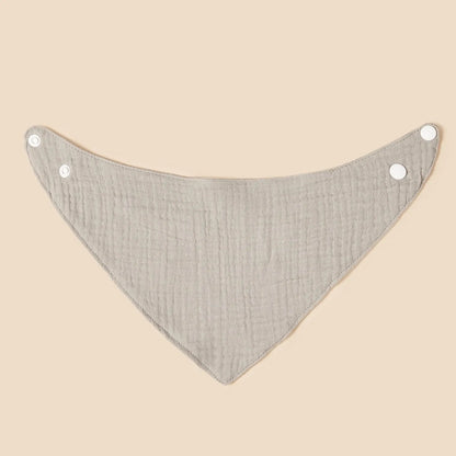 7-Piece Baby Soft Cotton Bibs - Mealtime Messes Solution!