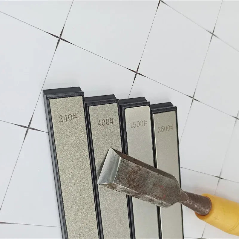 Color: Dark Grey, Size: XL - Diamond Whetstone for Knife Sharpener Fixed Angle Knife Sharpener Sharpening Stone Diamond Whetstone Honing Stones Oil Stone SET