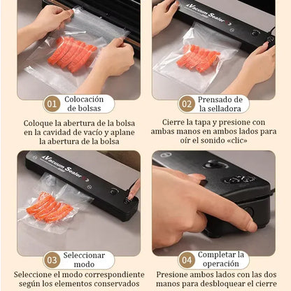 2025 Vacuum Sealant Packaging Machine Food Vacuum Sealant Small Portable Household Fruit And Vegetable Vacuum Machine Vacuum Bag