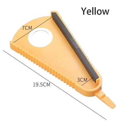 Color: Yellow - Can Opener 5 In 1 Multi Function Jar Opener Twist Off Lid Quick Opening Cooking Everyday Use Bottle Opener Kitchen Accessories