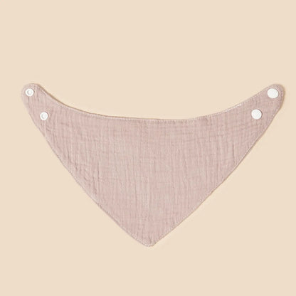 7-Piece Baby Soft Cotton Bibs - Mealtime Messes Solution!