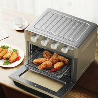 Multi-Functional Space Saving Kitchen Convection Toaster Oven Air Fryer Dehydrator | 7 Cooking Functions | Easy-to-Use Control Panel