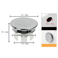 Color: Navy Blue, Outer Diameter: 84mm - 4/1pcs Sink Hole Round Overflow Cover Kitchen Basin Trim Hollow Overflow Ring Plug Bathroom Wash Basin Overflow Ring Accessories