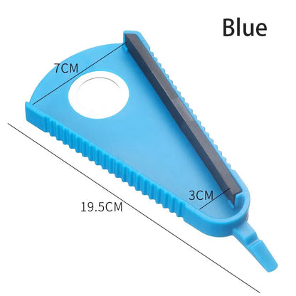 Color: Blue - Can Opener 5 In 1 Multi Function Jar Opener Twist Off Lid Quick Opening Cooking Everyday Use Bottle Opener Kitchen Accessories