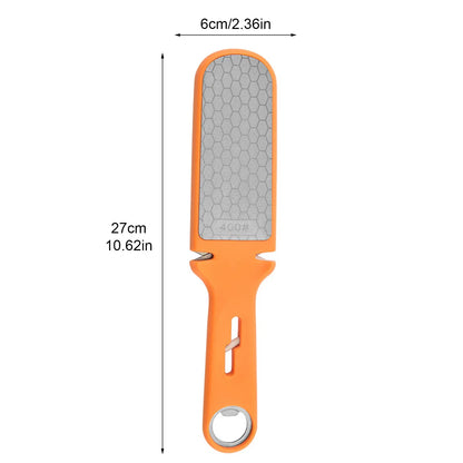 Color: Blue, Ships From: france - Knives Sharpener File Diamond Scissor Professional Sharpening Stone Diamond Honing Steel Metal File Paddle Tool For Chef And