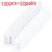 Color: DARK GRAY - Double-Sided Adhesive Wall Hooks Hanger Strong Transparent Suction Cup Sucker Hooks Kitchen Bathroom Storage Plug Socket Holders
