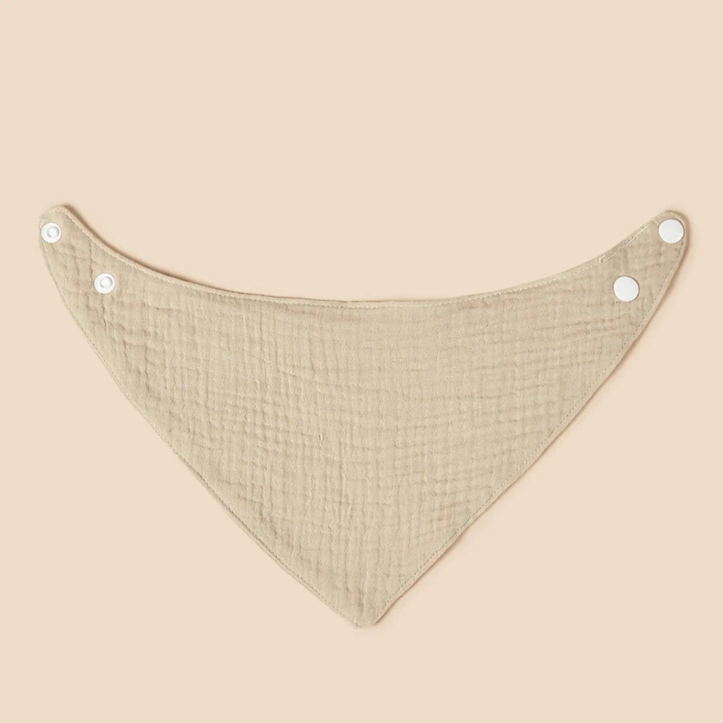 7-Piece Baby Soft Cotton Bibs - Mealtime Messes Solution!