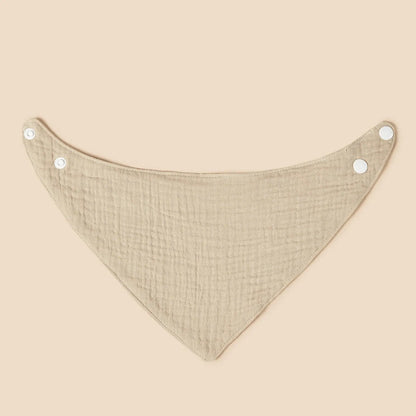 7-Piece Baby Soft Cotton Bibs - Mealtime Messes Solution!