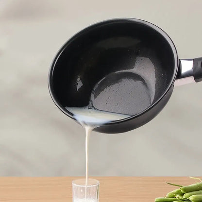 Color: Red - Frying Pan Mini Cooking Omelette Pans Non-stick Iron Pancake Egg Fryer With Long Handle Kitchen Gadgets