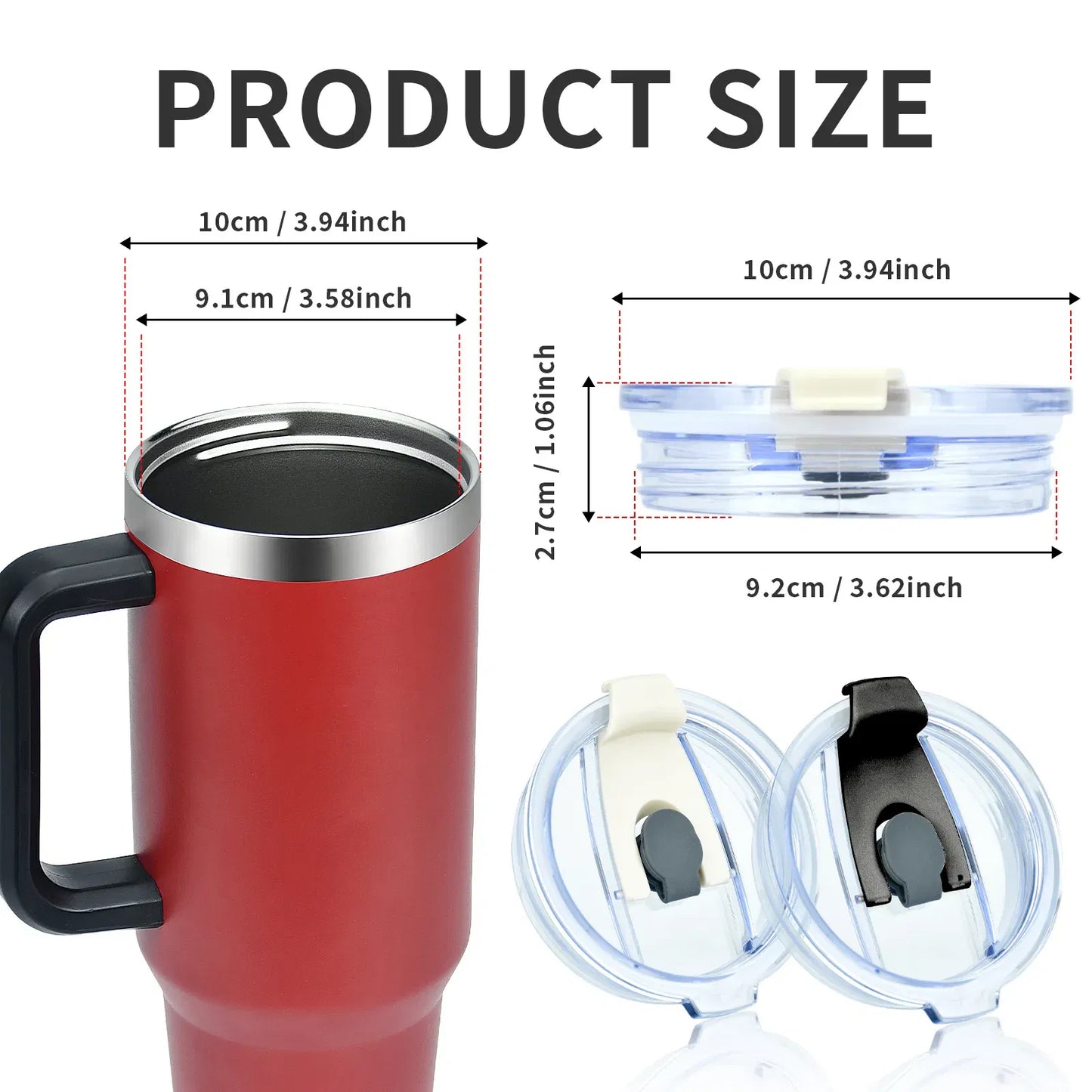 Color: Dull - Replacement Lid For Stanley Adventure Quencher Travel Tumbler 40oz Clear Spill Proof Tumbler Cover For Stanley Cup Accessories