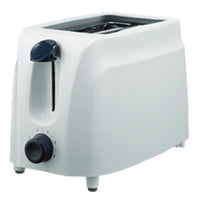 Brentwood 2 Slice Cool Touch Toaster in White - Perfectly Toasted Bread, Pastries, and Waffles - 6 Shade Settings - Easy Access Crumb Tray - Safe and Stylish