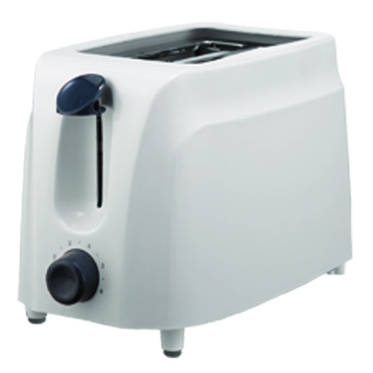 Brentwood 2 Slice Cool Touch Toaster in White - Perfectly Toasted Bread, Pastries, and Waffles - 6 Shade Settings - Easy Access Crumb Tray - Safe and Stylish