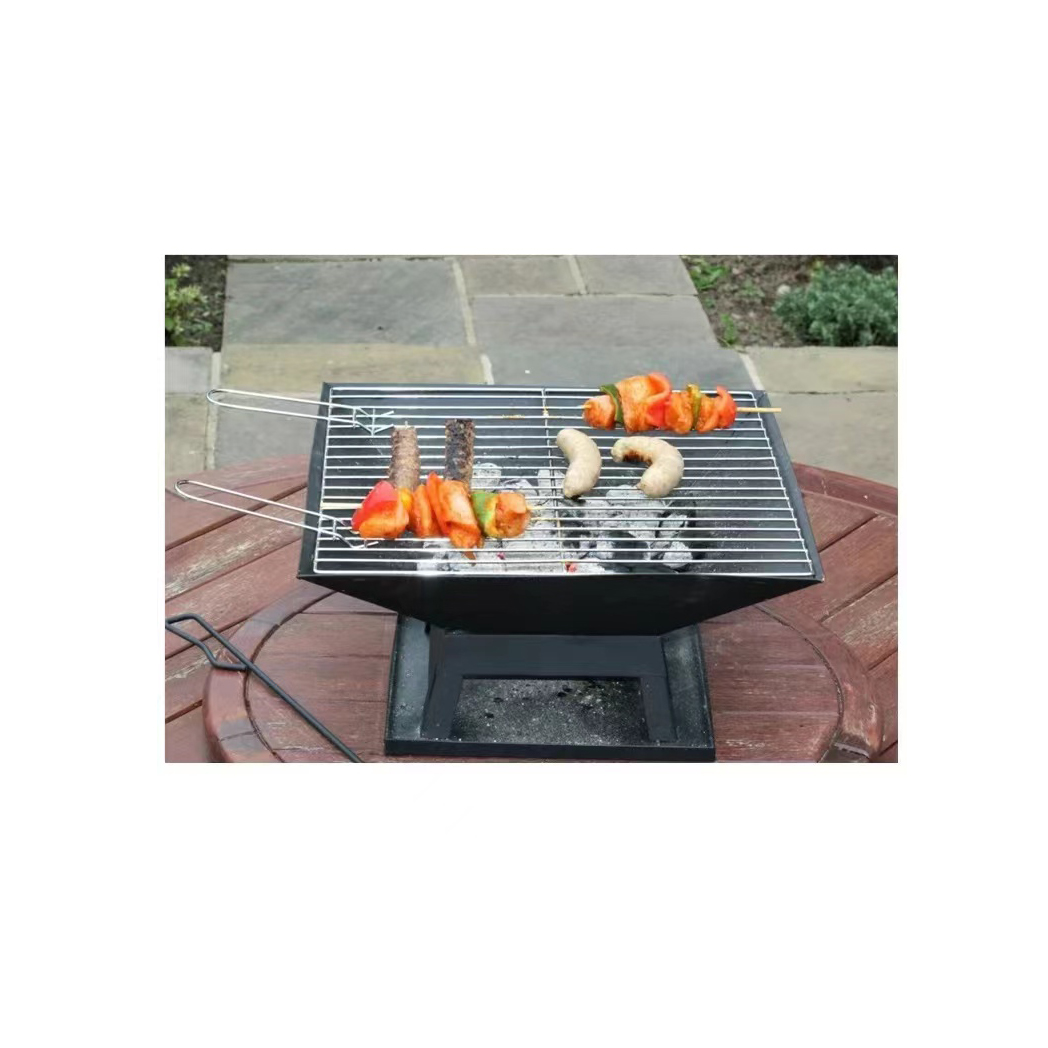 Modernisation Square BBQ Grill Outdoor Heater Garden Outdoor Fireplace Portable Fire Pit Contracted Barbecue Brazier Wood Stove