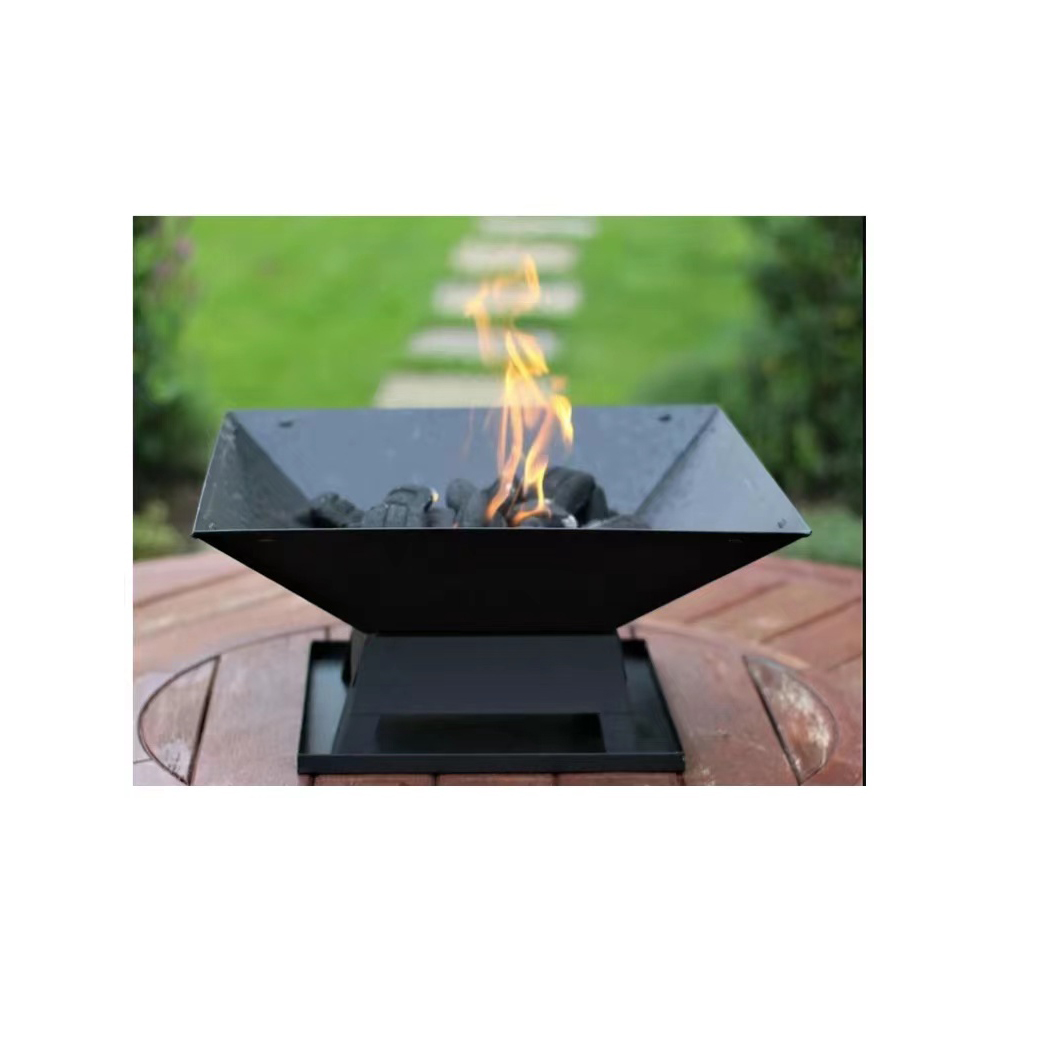 Modernisation Square BBQ Grill Outdoor Heater Garden Outdoor Fireplace Portable Fire Pit Contracted Barbecue Brazier Wood Stove