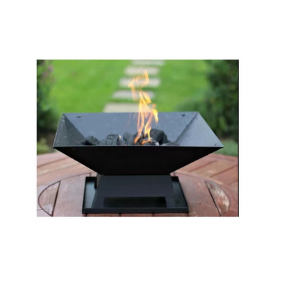 Modernisation Square BBQ Grill Outdoor Heater Garden Outdoor Fireplace Portable Fire Pit Contracted Barbecue Brazier Wood Stove