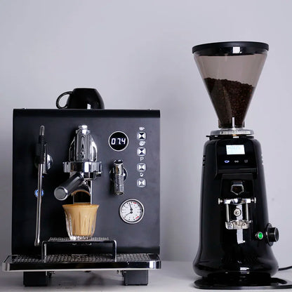 Tz Cube Original Sales Stainless Steel Dual Pressure Gauge Commercial Espresso Coffee Machine