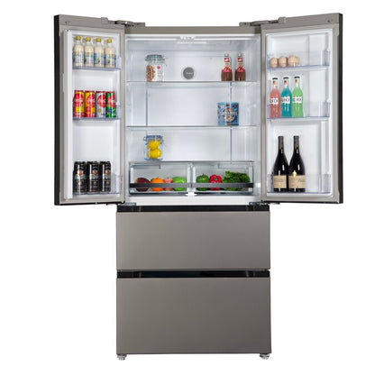 18-Cu Ft French Door Refrigerator (Stainless Steel)