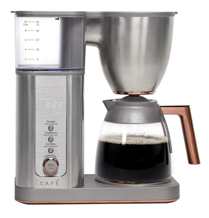 Café Specialty Drip Coffee Maker with 10-Cup Glass Carafe, Wi-Fi Enabled Voice-To-Brew Technology, SCA Certified Barista-Quality Brew, Stainless Steel Finish