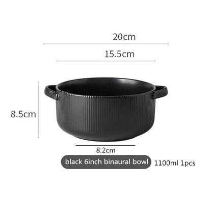 Nordic Ins Styel Ceramic Dinnerwar Matte Glazed Salad Dishes Soup Bowl Dinner Plates Serving Tray For Home Restaurant