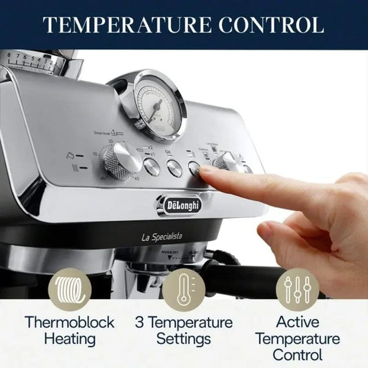 La Specialista Espresso Machine with Grinder, Milk Frother, 1450W, Barista Kit - Bean to Cup Coffee & Cappuccino Maker