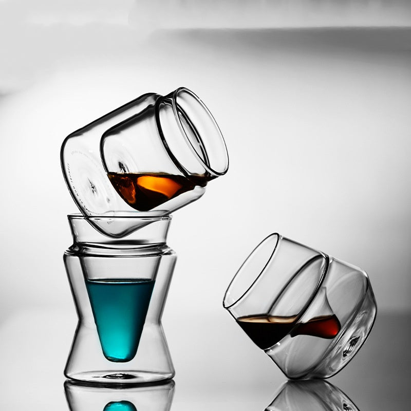 Double-walled Glass Coffee Cup