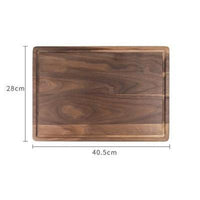 Black Walnut Wood Cutting Board Creative Whole Tray Fruit Chopping Cutting Board Wood Chopping Blocks for Kitchen Knives round Woodcutting Boards