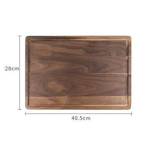 Black Walnut Wood Cutting Board Creative Whole Tray Fruit Chopping Cutting Board Wood Chopping Blocks for Kitchen Knives round Woodcutting Boards