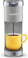 Keurig K-Mini Plus Coffee Maker - Compact & Convenient Single Serve with 6-12oz Brew Sizes, Holds 9 K-Cup Pods, Travel Mug Friendly - Studio Gray