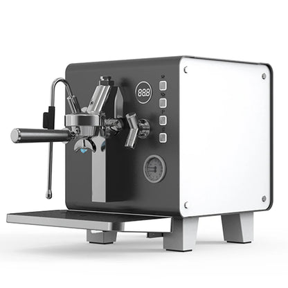 Tz Cube Original Sales Stainless Steel Dual Pressure Gauge Commercial Espresso Coffee Machine