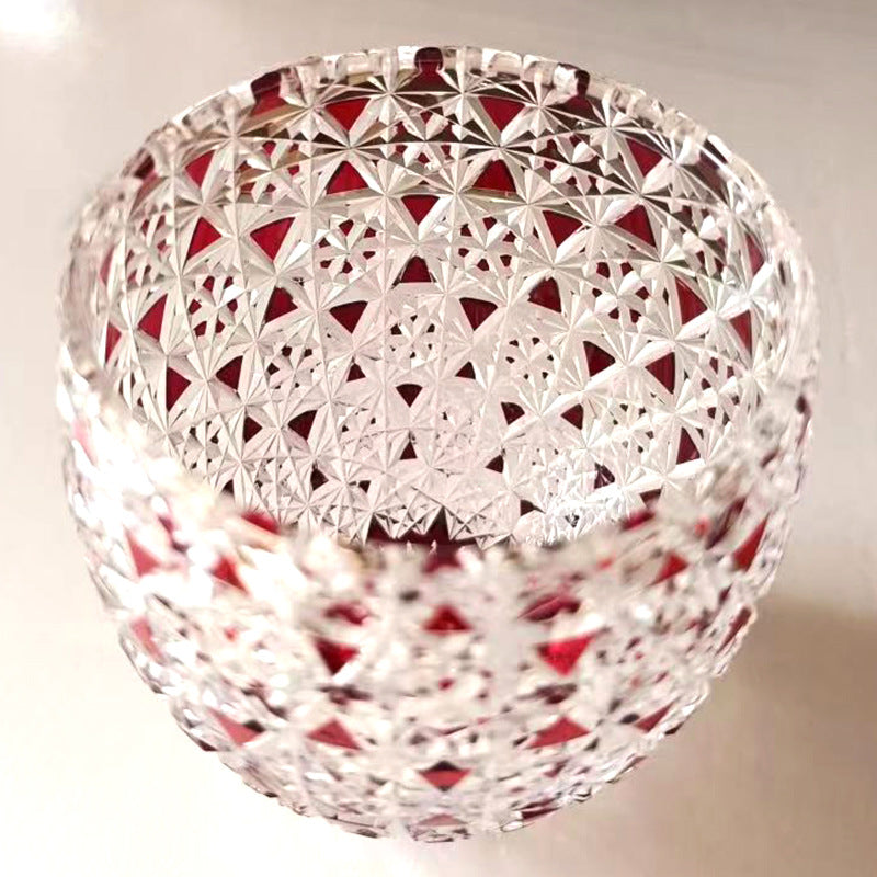 Japanese-style Jianghu Cut Hand Carved Glass