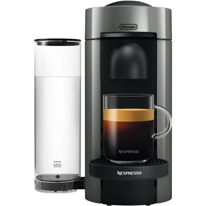 Nespresso New Vertuo plus Coffee and Espresso Machine by De'Longhi, Gray, Single-Serve Brewers