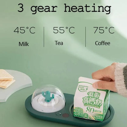 Multicolor Aromatherapy Night Lamp, Pad, Cup/Bowl Warmer. Keep Coffee, Tea, Drinks and Soup Warm - Office & Home Decoration - Essential Oils Diffuser Cool Humidifier