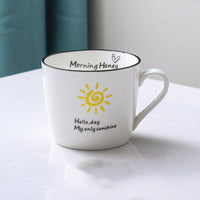 Simple And Large-capacity Coffee Household Ceramic Trend Drinking Cup