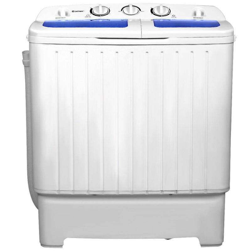 20 lbs Compact Twin Tub Washing Machine for Residential Use