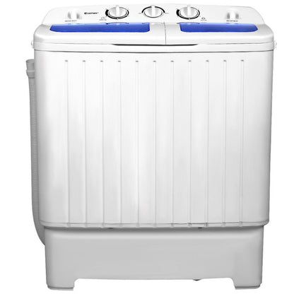 20 lbs Compact Twin Tub Washing Machine for Residential Use