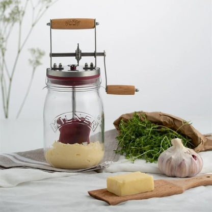 Kilner Manual Butter Churner for Homemade Butter Creation