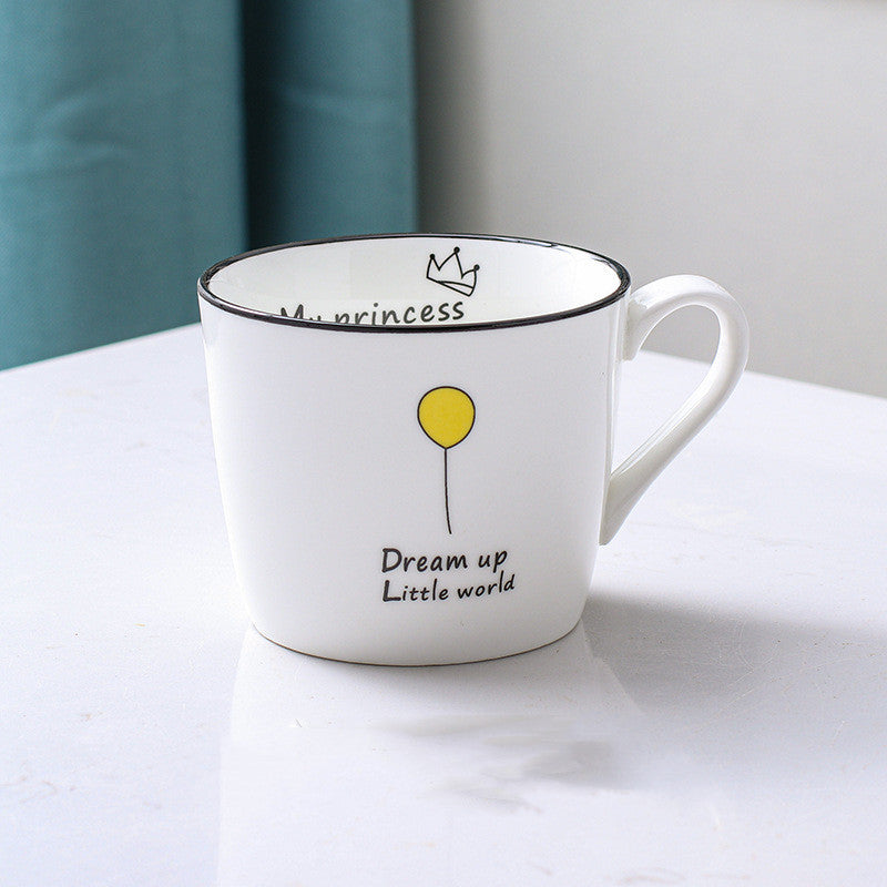 Simple And Large-capacity Coffee Household Ceramic Trend Drinking Cup
